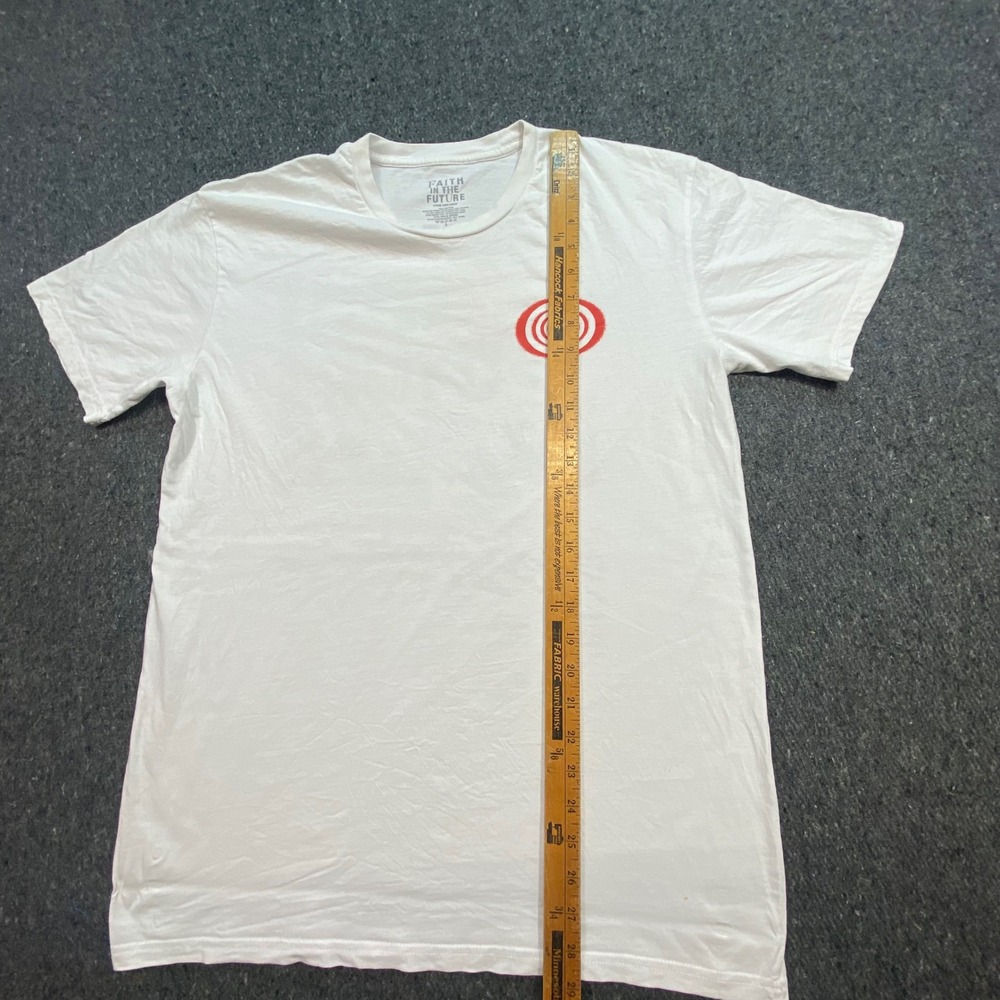 Louis Tomlinson Faith In The Future World Tour 2023 TShirt Sz L Mens White Band - Picture 9 of 10